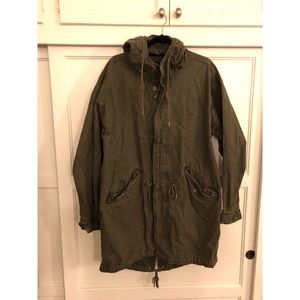 GAP - army green cotton jacket.